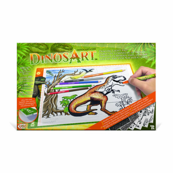 Hape DINOSART Leuchtpad zum Nachzeichnen