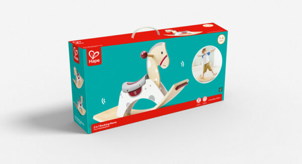 Hape - 2-in-1-Schaukelpferd – Bild 3
