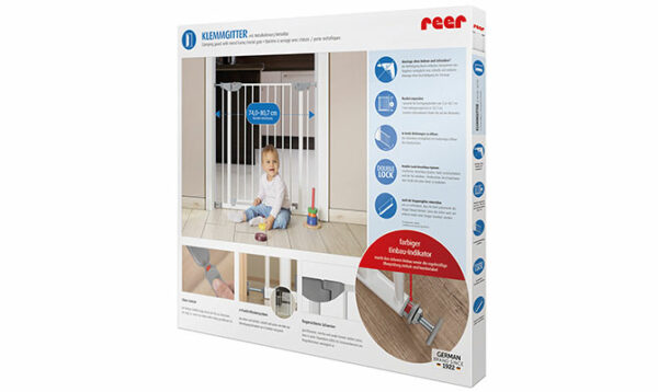 reer - Basic Klemmgitter 75 - 81 cm Durchgangsbreite – Bild 2