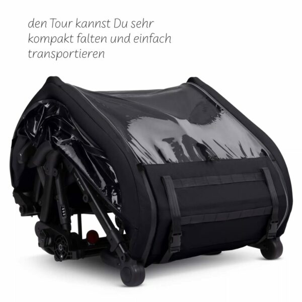 ABC - Design -  Fahrradanhänger Tour mit 2 Komfortsitzen & Lufträdern – Bild 7